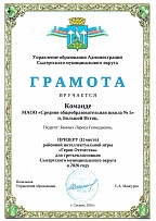 20260327_II место в районной интеллектуальной игре Герои отечества